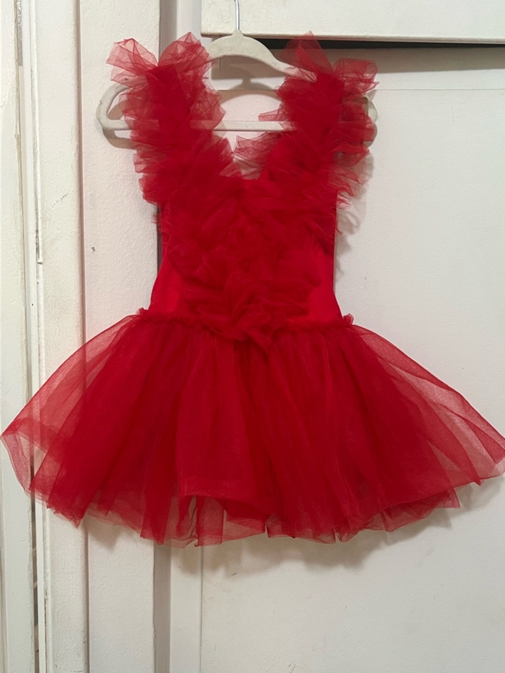 Toddler Red Tulle Dress